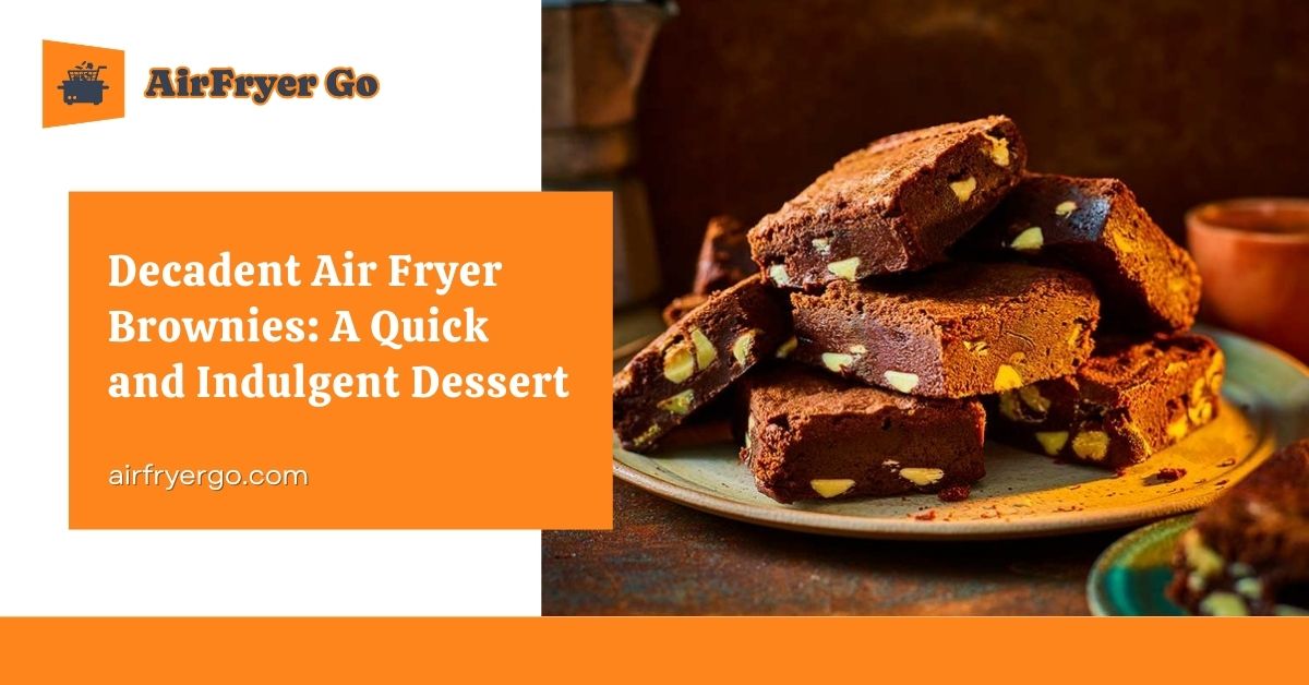 air fryer brownies