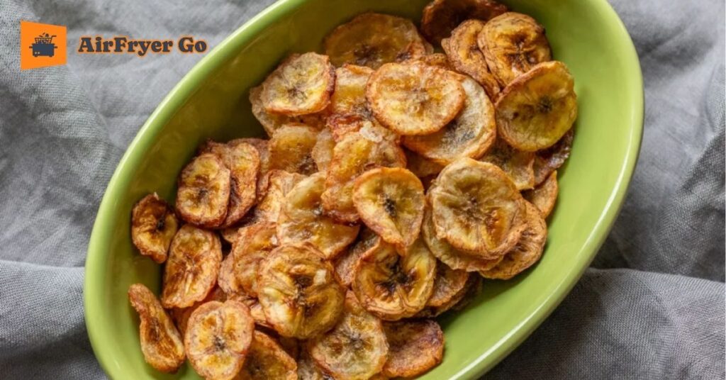 Air Fried Banana Slices with Cinnamon