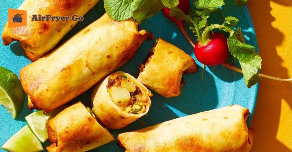 Air Fried Breakfast Burritos
