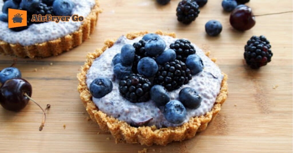 Air Fried Chia Pudding Tarts