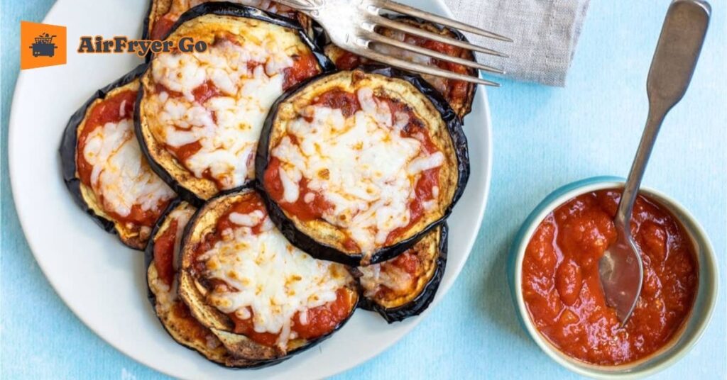Air Fried Eggplant Parmesan