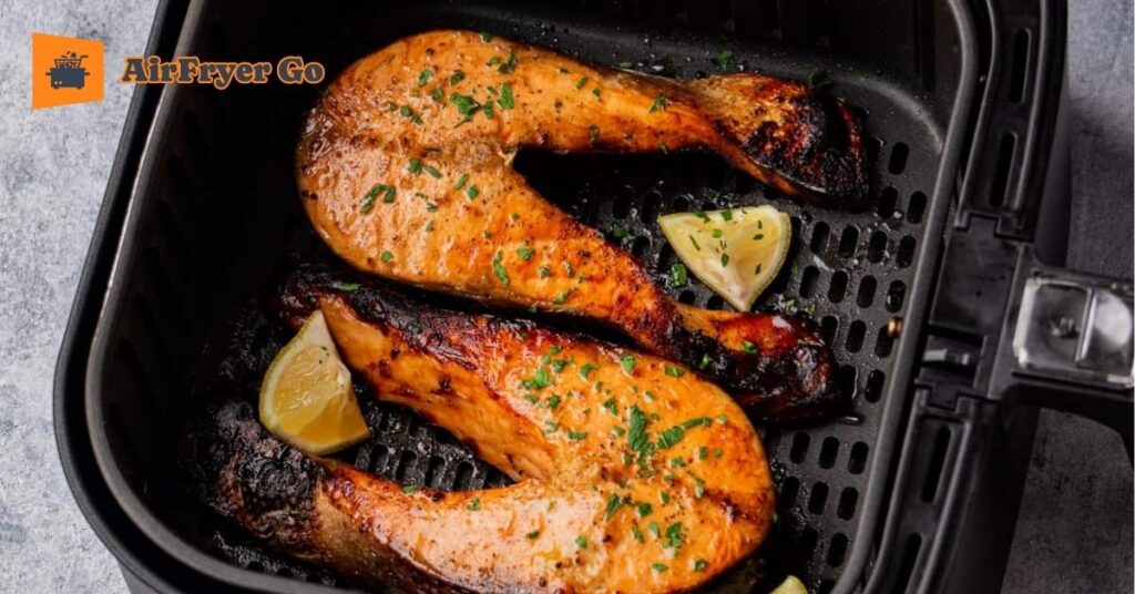 Air Fried Salmon Steaks