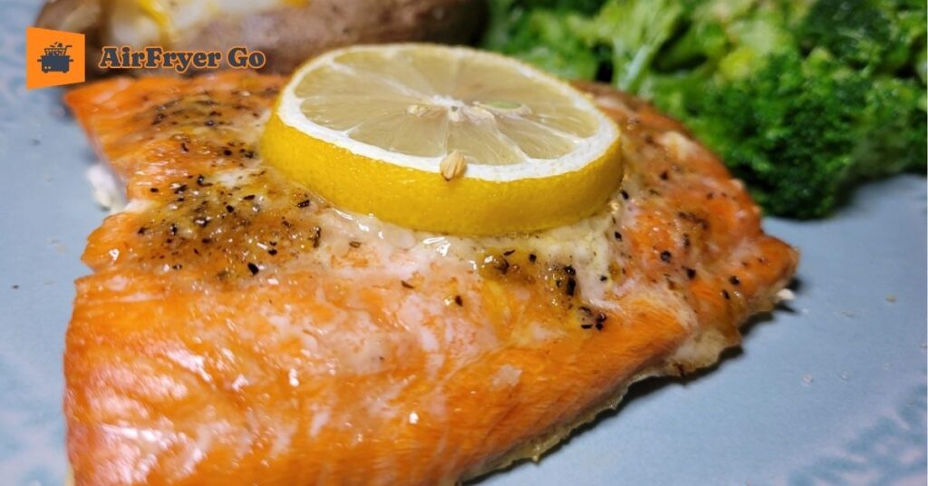 Air Fried Salmon with Lemon Garlic