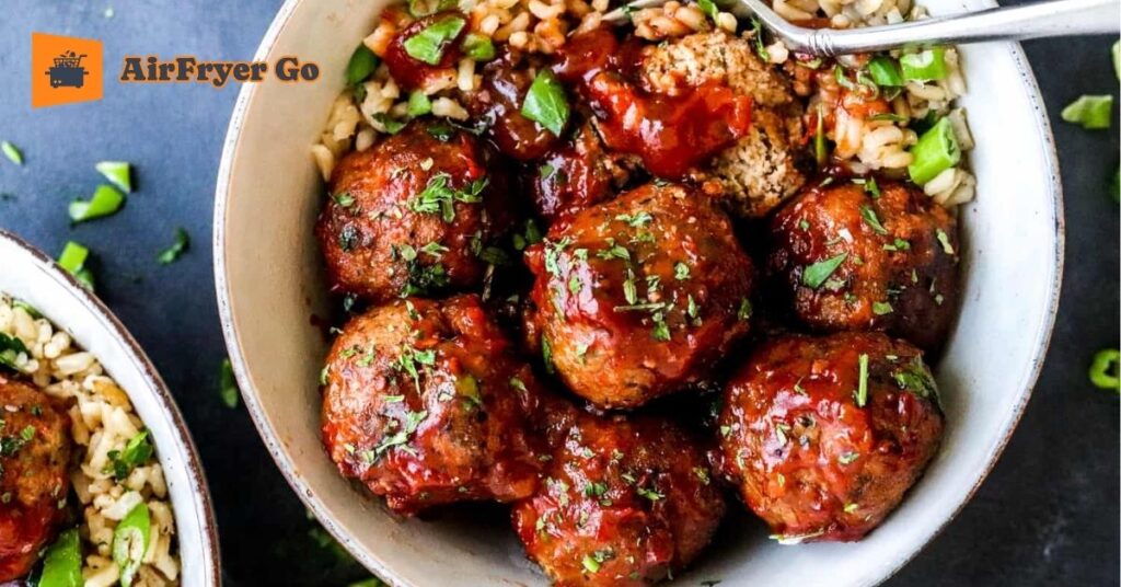 Air Fried Turkey Meatballs