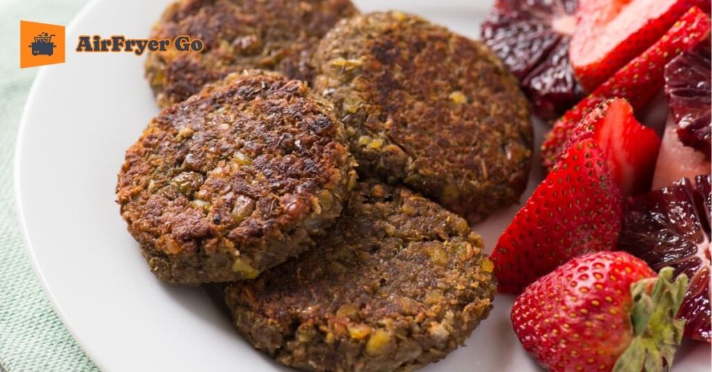 Air Fried Veggie Breakfast Patties