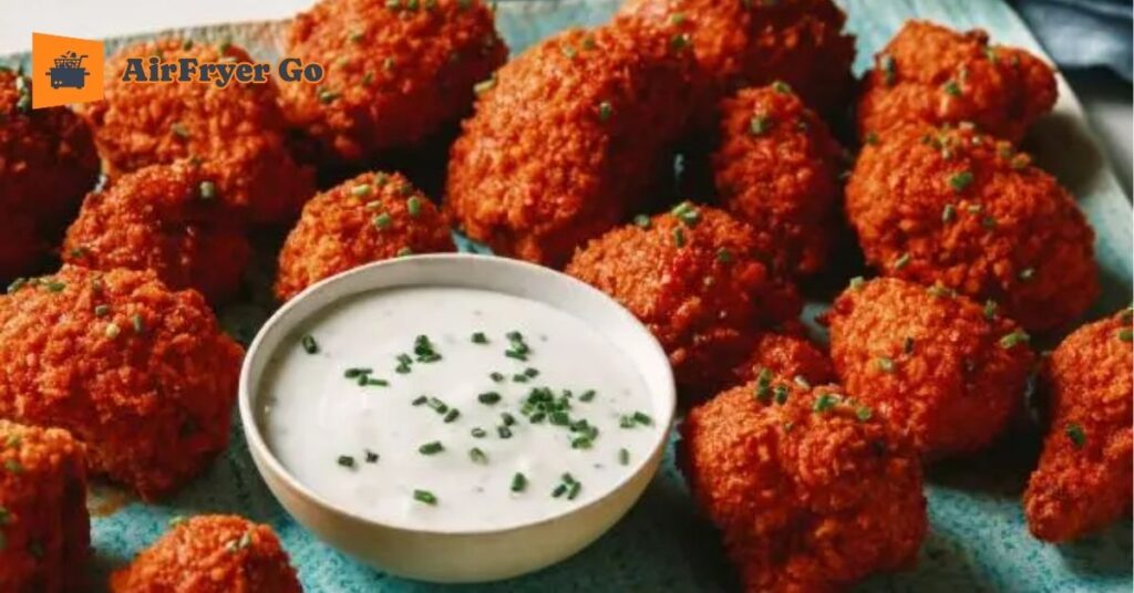 Air Fryer Buffalo Cauliflower Bites