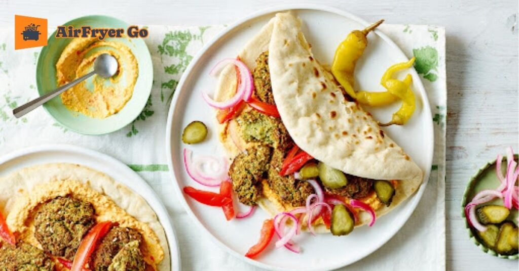 Air Fryer Falafel Wraps