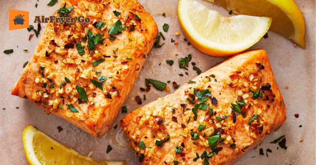 Air Fryer Lemon Herb Salmon