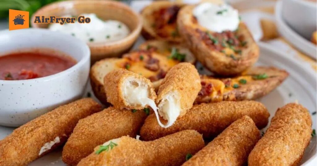 Air Fryer Mozzarella Sticks