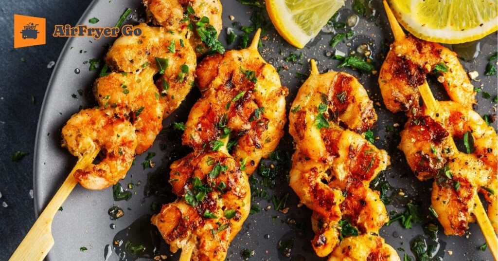 Air Fryer Shrimp Skewers