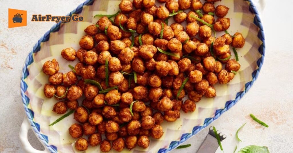 Air Fryer Spicy Chickpeas