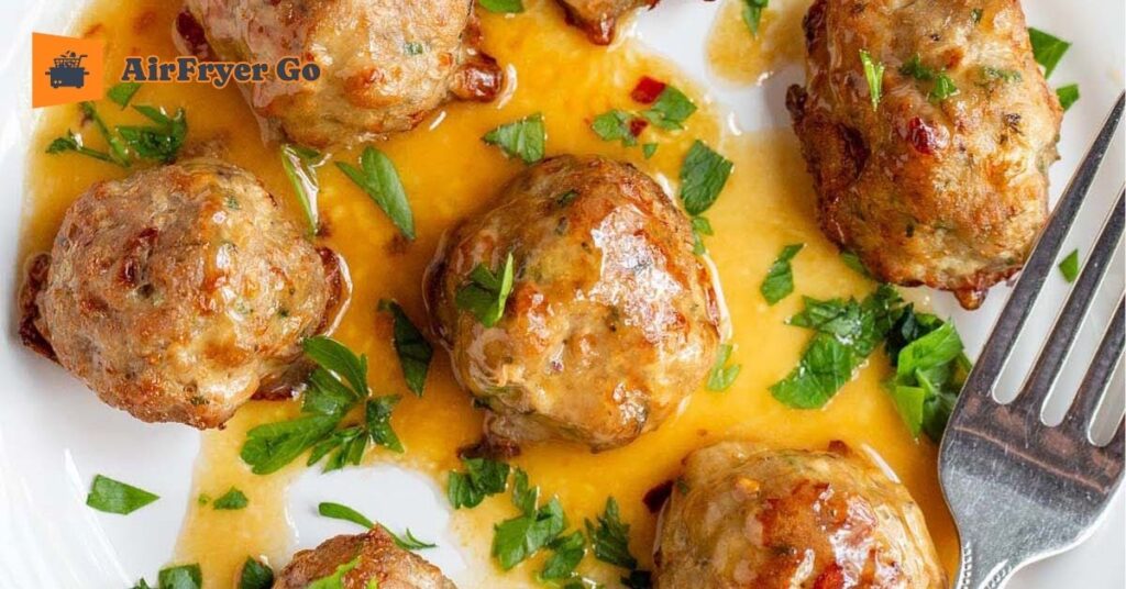 Air Fryer Turkey Meatballs