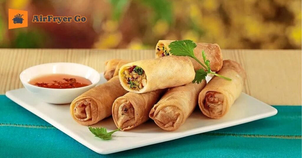Air Fryer Veggie Spring Rolls