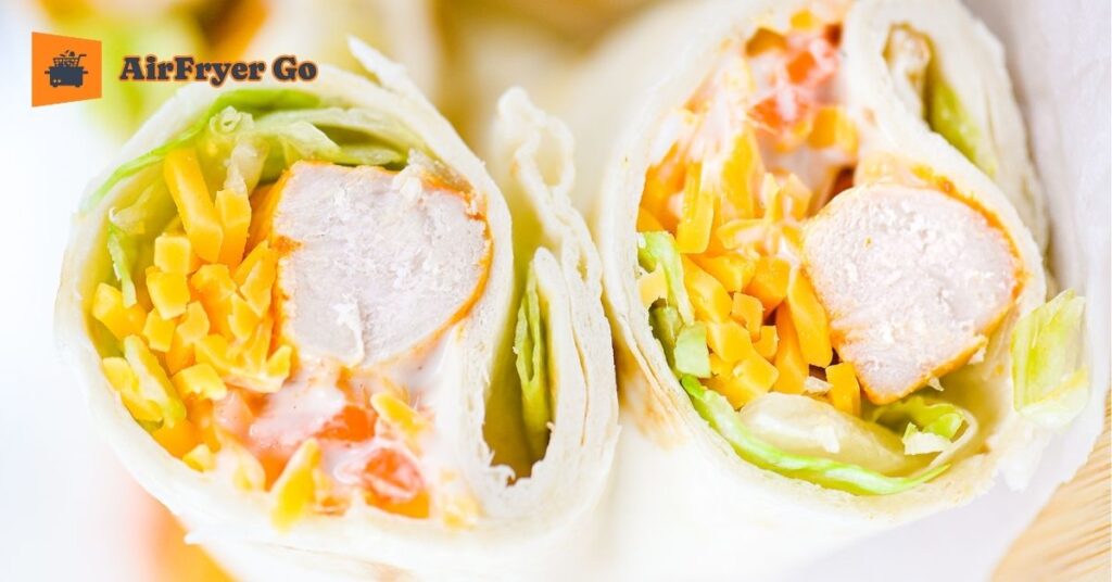 Crispy Air Fried Chicken Wrap