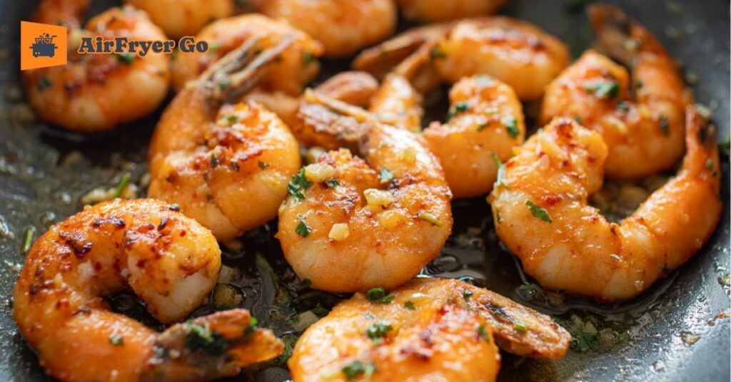 Garlic Butter Air Fried Shrimp