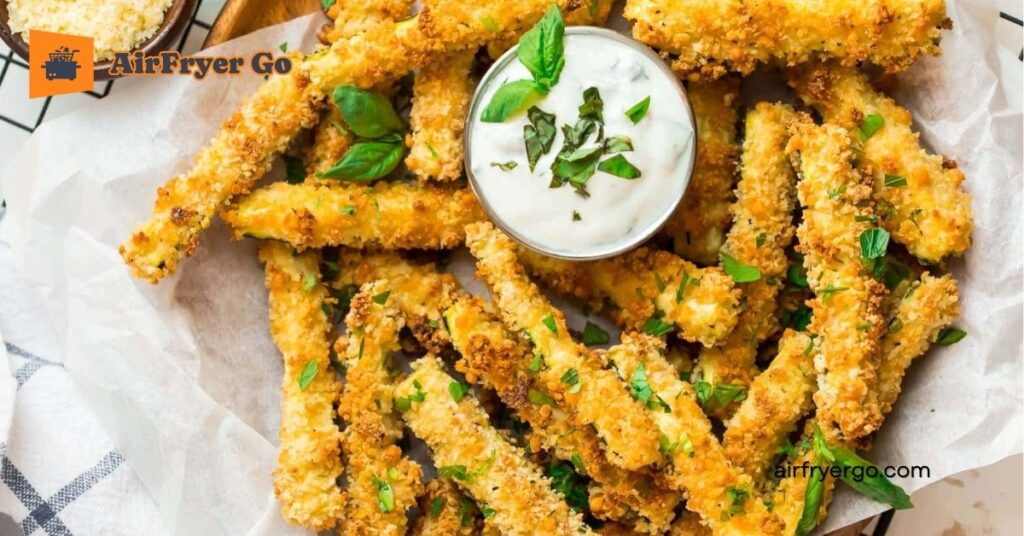Garlic Parmesan Zucchini Fries