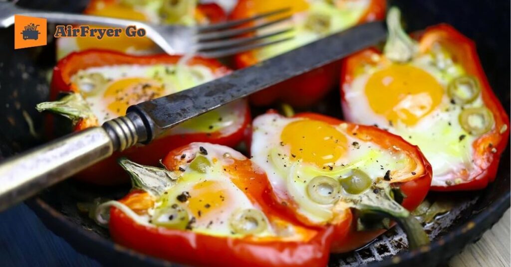 Roasted Bell Pepper and Egg Cups