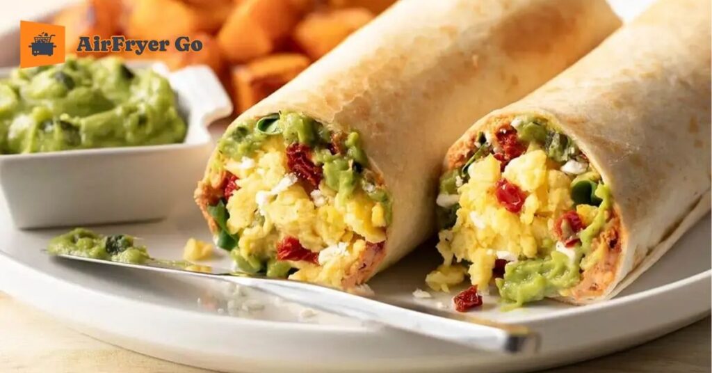 Spinach and Feta Breakfast Wraps