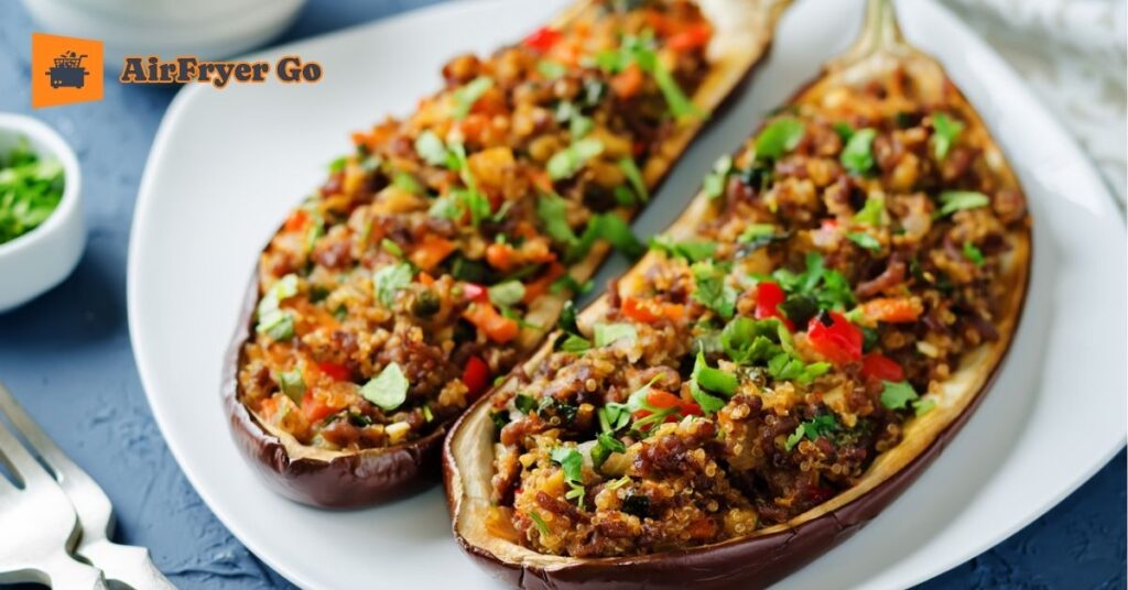 Stuffed Eggplant Boats