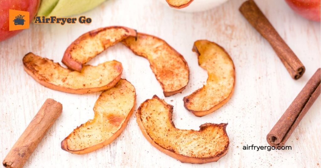 Air Fryer Apple Slices with Cinnamon