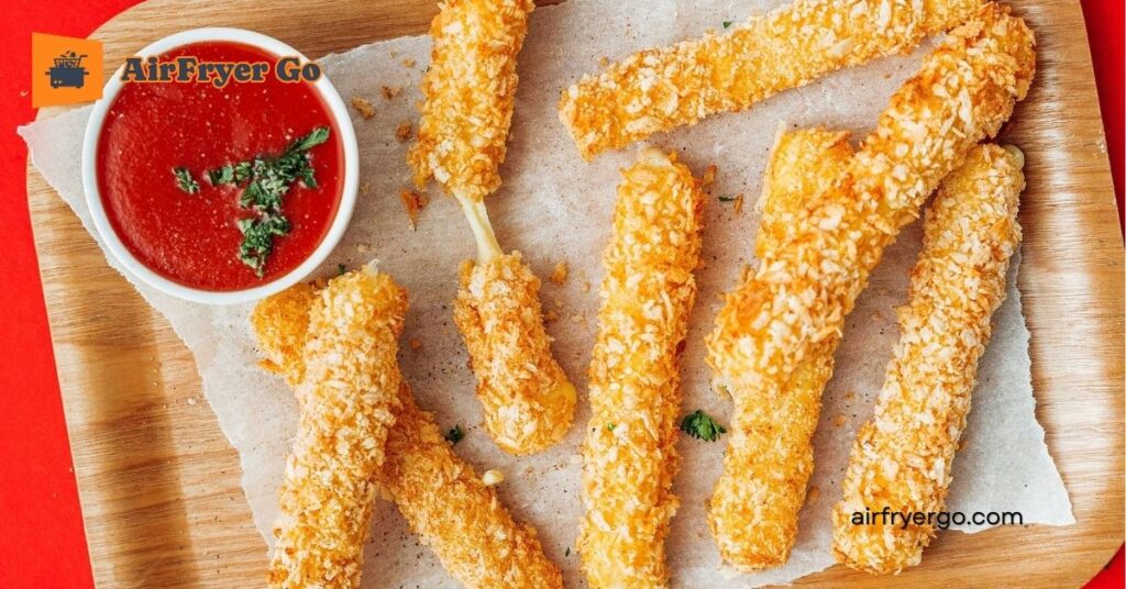 Air Fryer Mozzarella Sticks