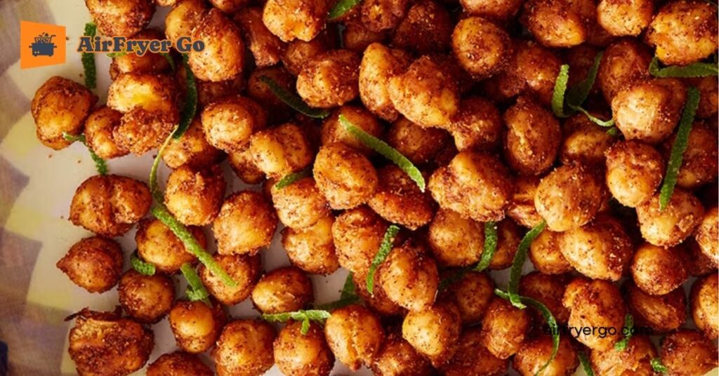 Spicy Air Fryer Chickpeas