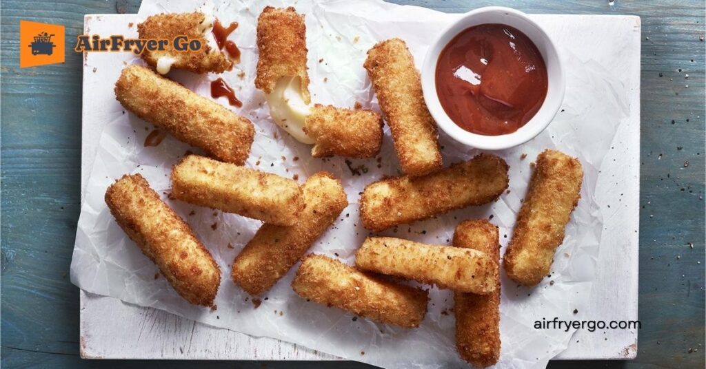 Air Fried Mozzarella Sticks
