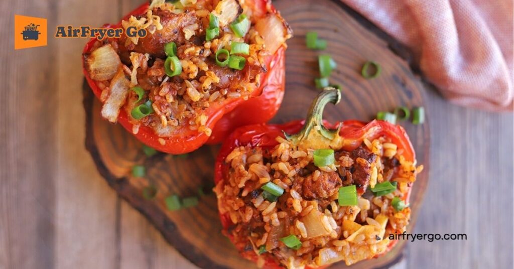 Air Fryer Stuffed Bell Peppers
