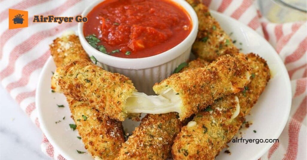 Crispy Air Fryer Mozzarella Sticks