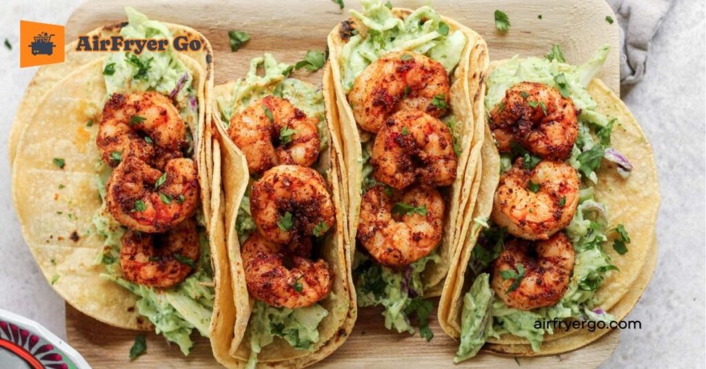 Crispy Air Fryer Shrimp Tacos