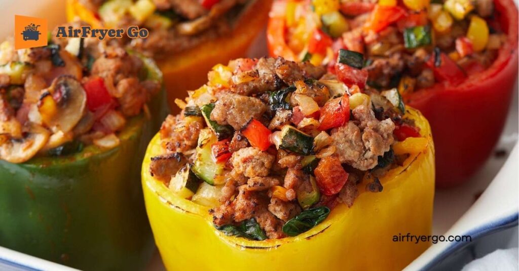 Veggie Packed Stuffed Bell Peppers