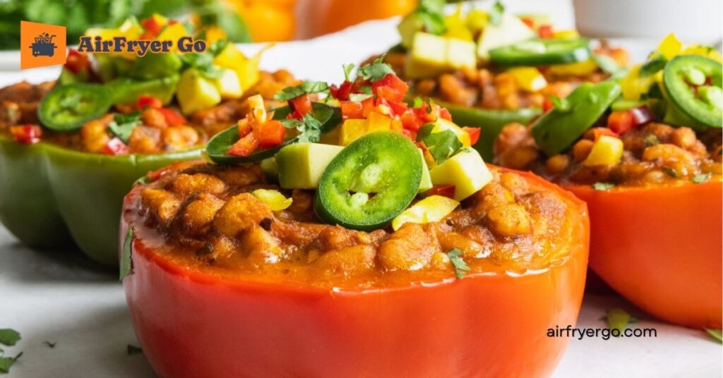 Veggie Stuffed Bell Peppers