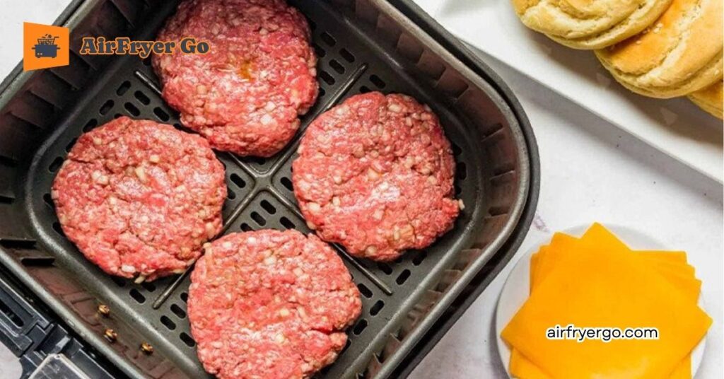 Air Fryer Ground Beef & Hamburgers